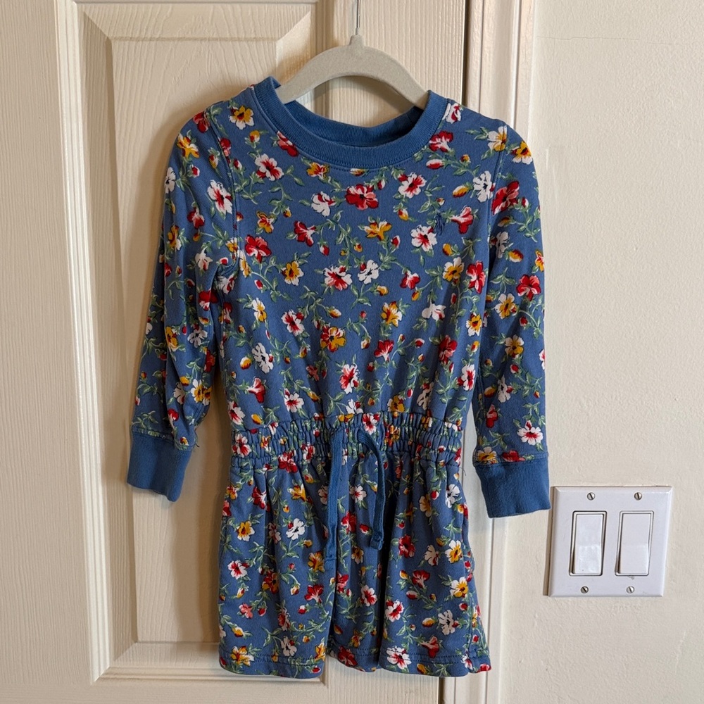 Polo Ralph Lauren Blue Floral Dress